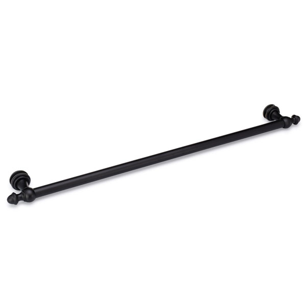 Symphony 24&quot; Cuttable Single Sided Towel Bar - Matte Black | V2434STBMB