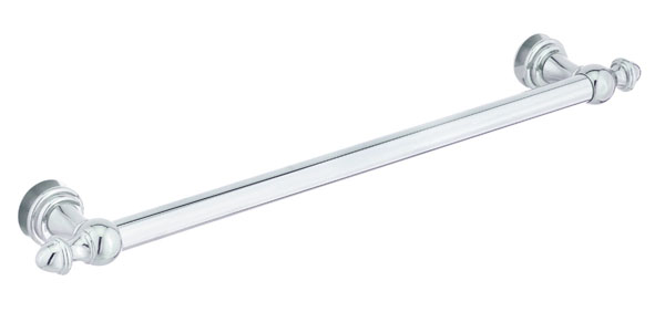 Symphony 24&quot; Cuttable Single Sided Towel Bar - Polished Chrome | V2434STBPC