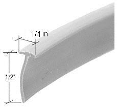 C.R. Laurence CRL Gray 7/32&quot; x 1/2&quot; Door Sweep and Seal - 37 in long  | T8680