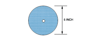 C.R. Laurence CRL 3M Trizact 5&quot; A10 PSA Polishing Disc | TD510P