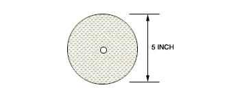 C.R. Laurence CRL 3M Trizact 5&quot; Cerium PSA Polishing Disc | TD5CP