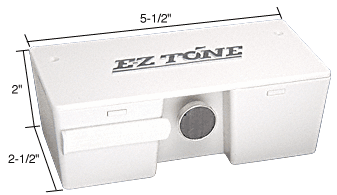 C.R. Laurence CRL Light Gray EZ Tone Door Chime | TDK13GRY