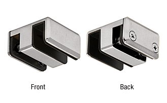 CRL Brushed Nickel Replacement Top Guide for Essence Series Sliding Door Kit | TG4BN