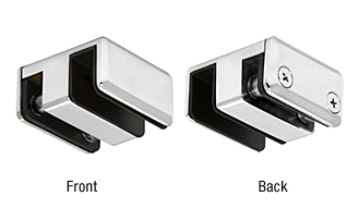 CRL Polished Chrome Replacement Top Guide for Essence Series Sliding Door Kit | TG4CH