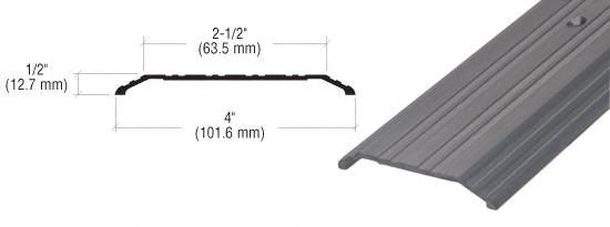 C.R. Laurence CRL Bronze Saddle Threshold 4&quot; Wide 1/2&quot; High - 36-1/2 in long | TH014D36