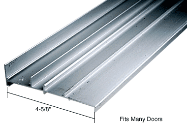 C.R. Laurence CRL Aluminum OEM Replacement Patio Door Threshold 4-5/8&quot; Wide x 8 ft Long | TH834A