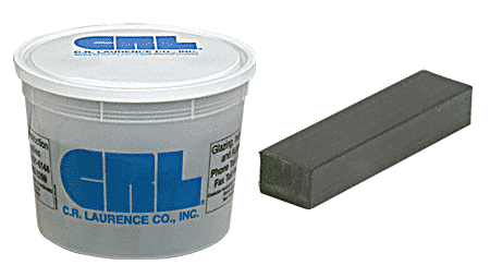 CRL 3/8" x 1/2" x 2" Thermoplastic Rubber Setting Blocks - 100 Pack