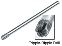 C.R. Laurence 1.8 mm Triple Ripple Diamond Drill - 6 pack | TRD186