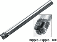 C.R. Laurence 2.1 mm Triple Ripple Diamond Drill - 6 pack | TRD216