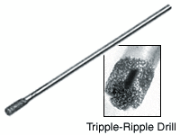C.R. Laurence .75 mm Triple Ripple Diamond Drill - 6 pack | TRD346