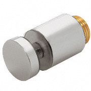 CRL Satin Chrome 1&quot; Diameter Tube Style Standoff  | TS1SC