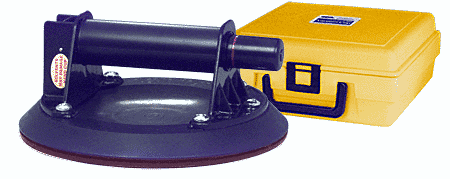 C.R. Laurence 8 in Woods Powr-Grip Vacuum Cup With Lexan Handle for Textured Surface  | TS8P