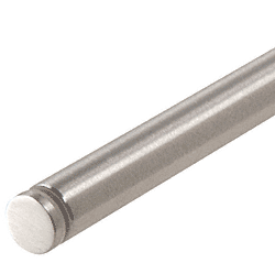 CRL Brushed Stainless 72&quot; Tube With (1) End Cap | TUBE3472BS | TUBE3472BS