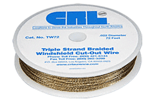 CRL-Automotive CRL Triple Strand Braided Windshield Cut-Out Wire  | TW72
