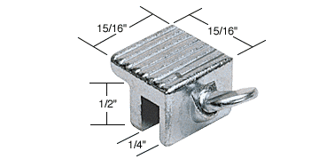 C.R. Laurence Window Thumbscrew Lock, Mill - Package | U9800