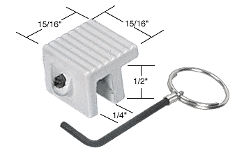 C.R. Laurence White Tamperproof Window Lock - Package | U9812