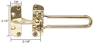 C.R. Laurence CRL Brass Swing Bar Lock  | U9897