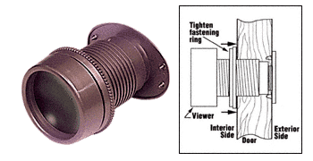 C.R. Laurence CRL Bronze &quot;Giant Screen&quot; Door Viewer | U9916
