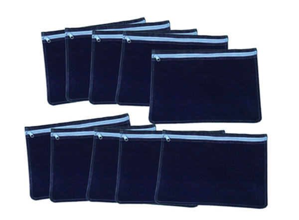 Zerust 8&quot; x 10&quot; Anti Tarnish Silver Jewelry and Coin Protective Bag - Pack of 10 | USSW03110310