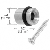 C.R. Laurence CRL Brushed Stainless UV Shelf Support for Wood Panels | UV6197