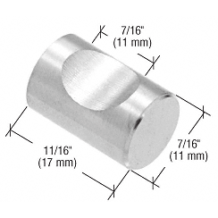 C.R. Laurence CRL Silhouette UV Bond Door Pull | UVCK37