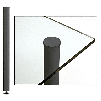 C.R. Laurence CRL Black UV Bond 2&quot; Furniture Leg - 17&quot; Long | UVD50430BL