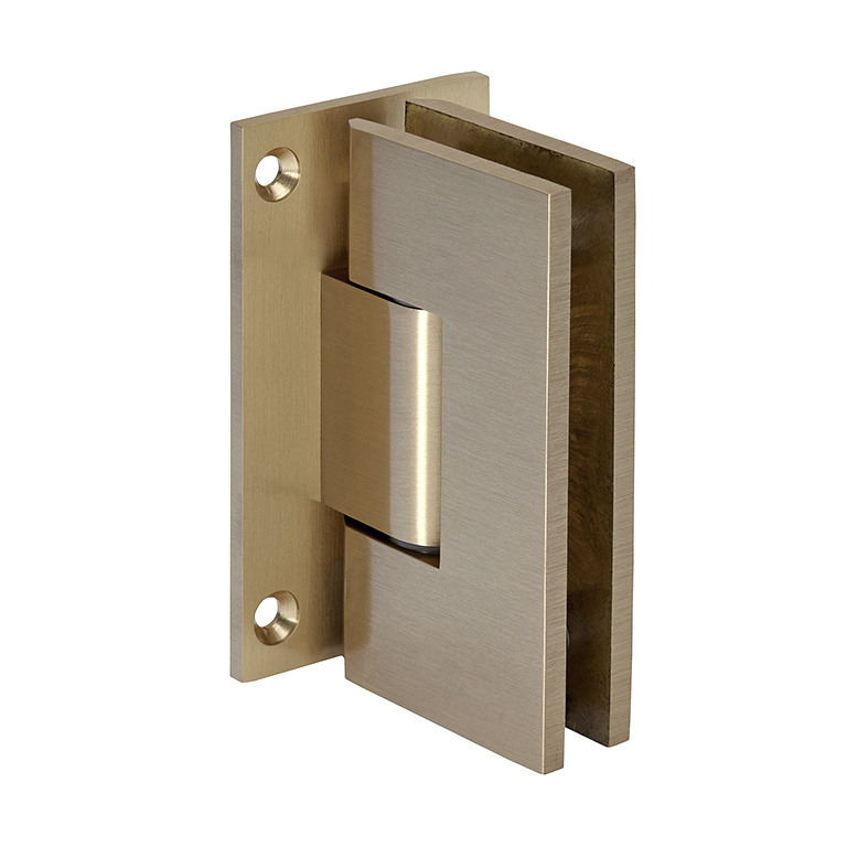 CRL Vienna 037 Series Brushed Bronze Wall Mount Shower Door Hinge | V1E037BBRZ