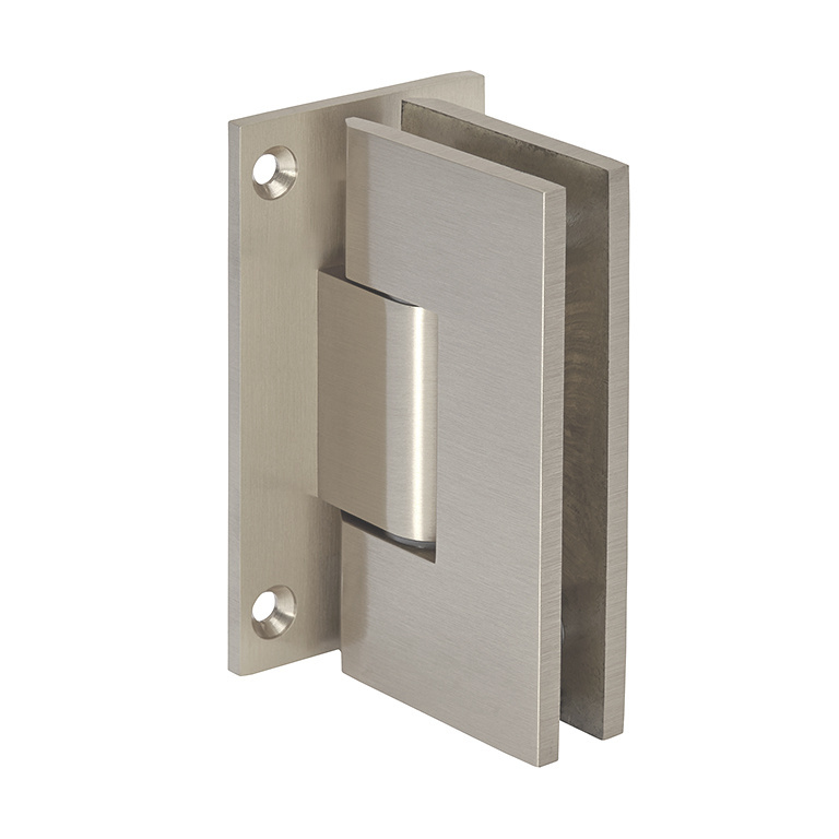CRL Vienna 037 Series Brushed Nickel Wall Mount Shower Door Hinge | V1E037BN