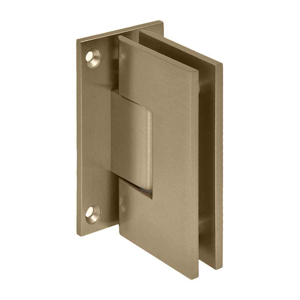 CRL Vienna 037 Series Dark Brushed Bronze Wall Mount Shower Door Hinge | V1E037DBBZ