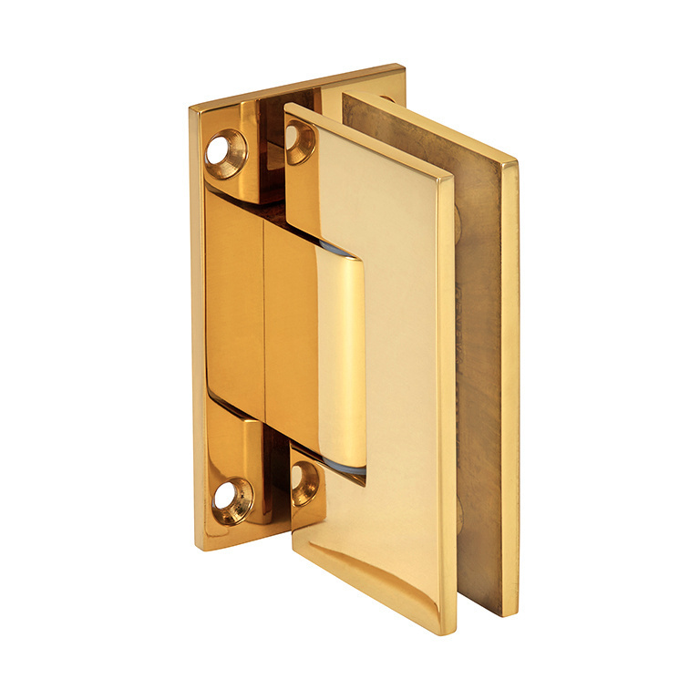 CRL Vienna 037 Series French Gold Wall Mount Shower Door Hinge | V1E037FG
