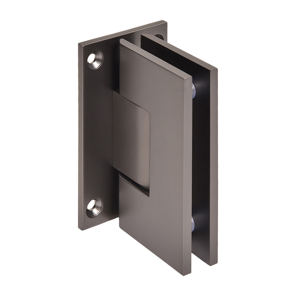 CRL Vienna 037 Series Matte Gun Metal Wall Mount Shower Door Hinge | V1E037MGM