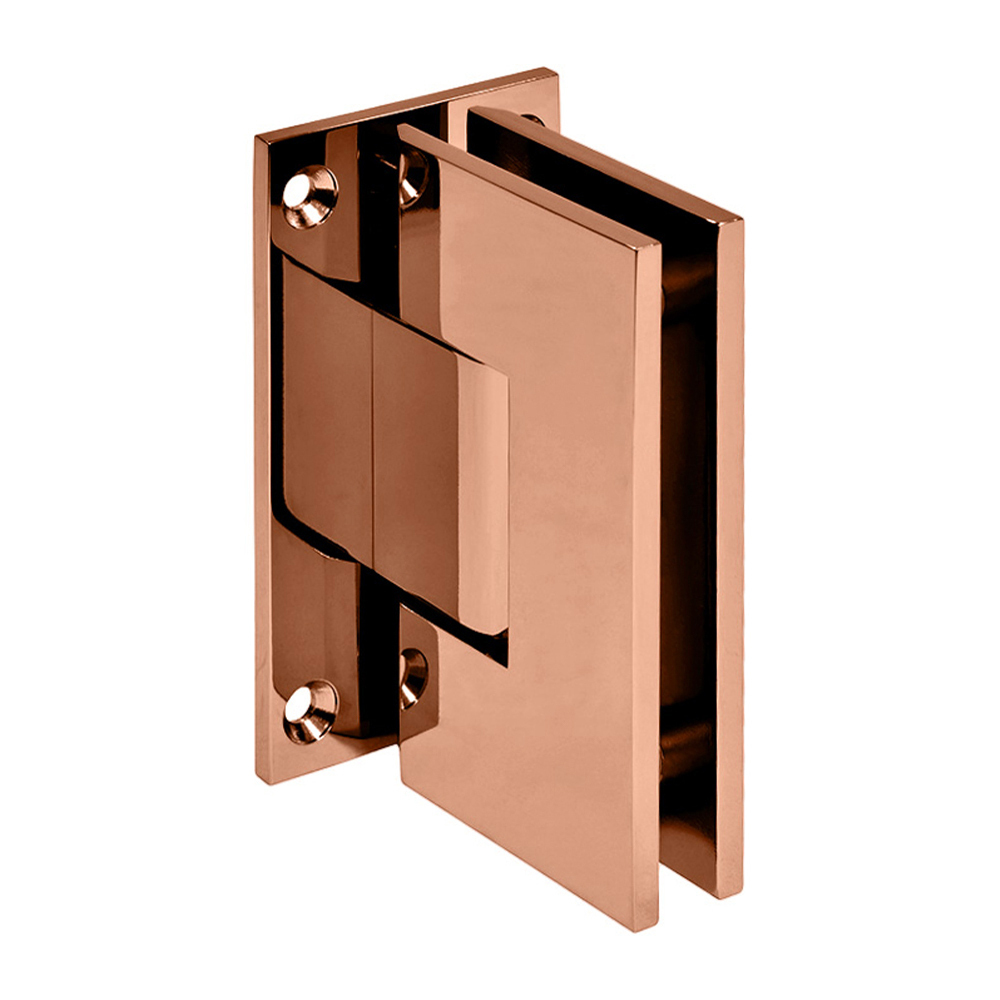 CRL Vienna 037 Series Rose Gold Wall Mount Shower Door Hinge | V1E037RG