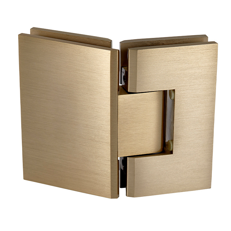 CRL Vienna 045 Series Brushed Bronze 135&amp;#176; Glass-to-Glass Hinge | V1E045BBRZ
