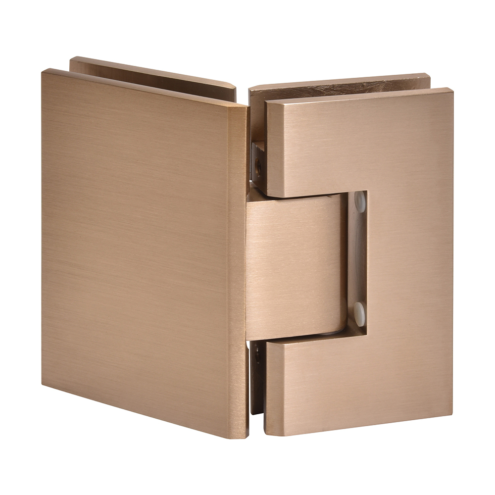 CRL Vienna 045 Series Dark Brushed Bronze 135&amp;#176; Glass-to-Glass Hinge | V1E045DBBZ
