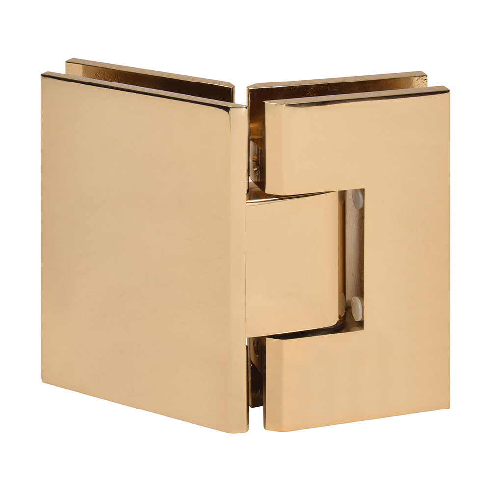 CRL Vienna 045 Series French Gold 135&amp;#176; Glass-to-Glass Hinge | V1E045FG