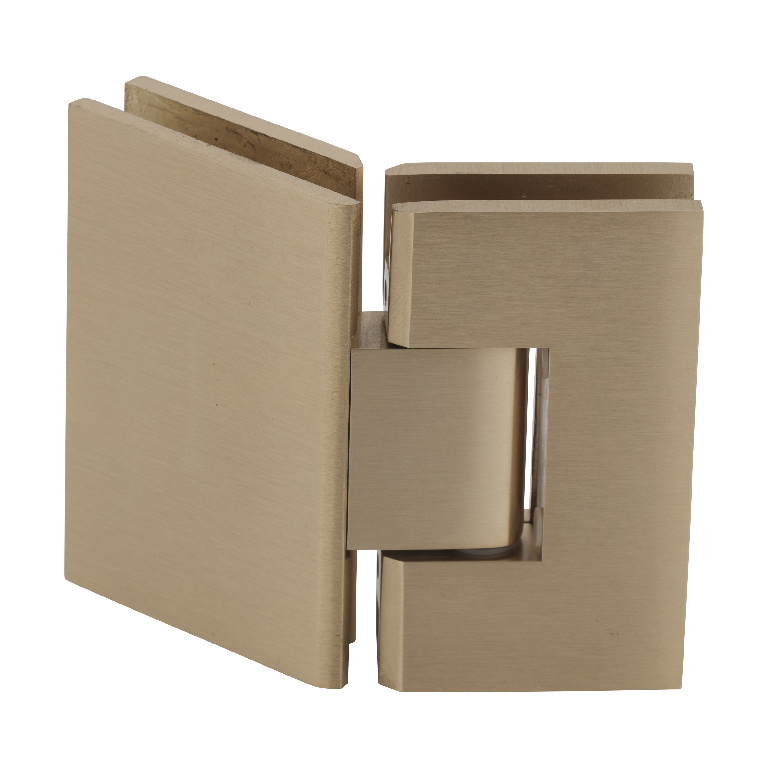CRL Vienna 045 Series Satin Brass 135&amp;#176; Glass-to-Glass Hinge | V1E045SB