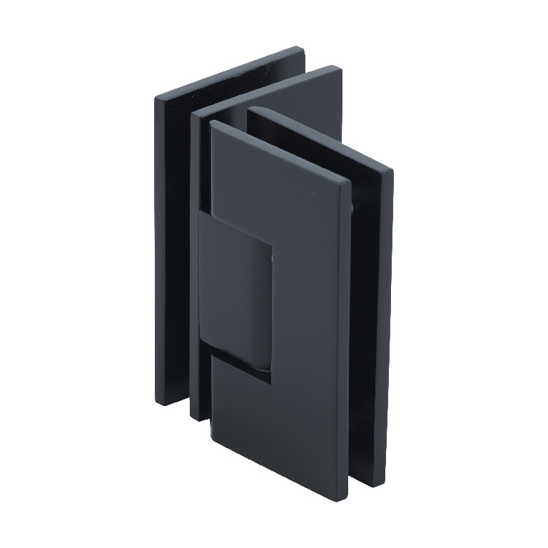 CRL Vienna 092 Series Matte Black 90&amp;#176; Glass-to-Glass Hinge | V1E092MBL