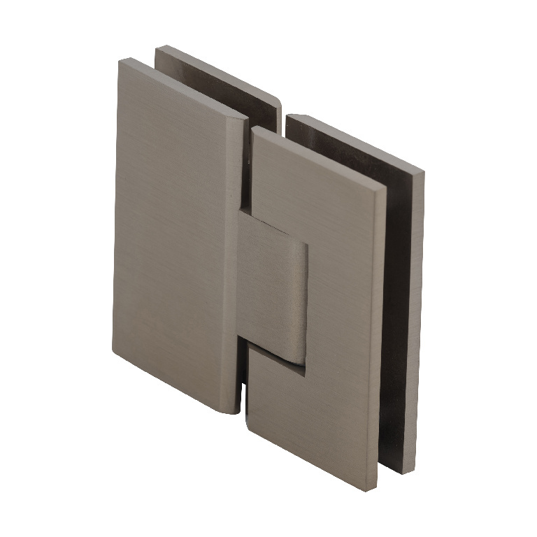 CRL Vienna 180 Series Brushed Bronze Glass-to-Glass Hinge | V1E180BBRZ