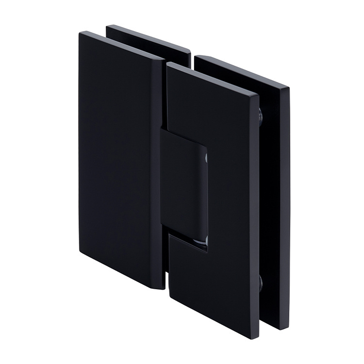 CRL Vienna 180 Series Matte Black Glass-to-Glass Hinge | V1E180MBL