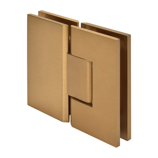 CRL Vienna 180 Series Modern Gold Glass-to-Glass Hinge | V1E180MG