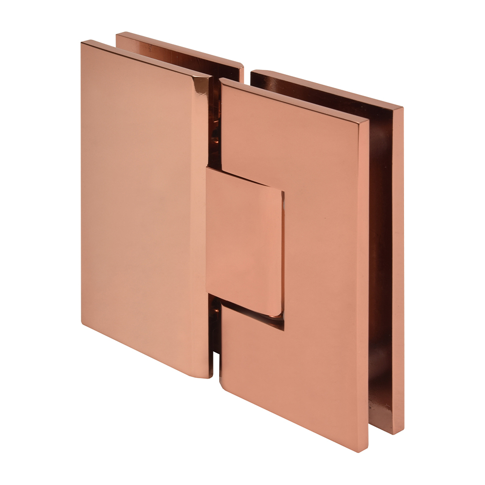CRL Vienna 180 Series Rose Gold Glass-to-Glass Hinge | V1E180RG