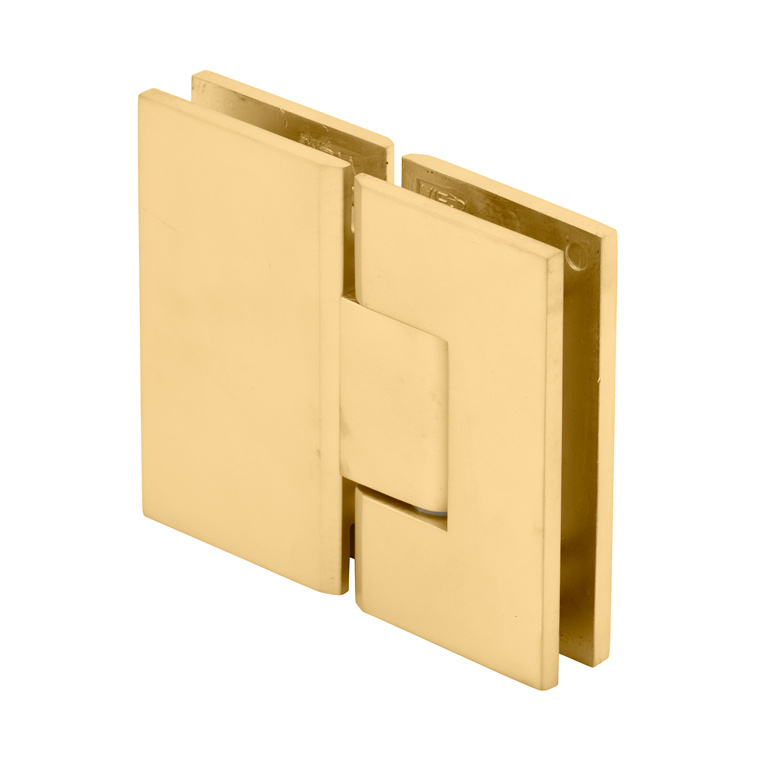 CRL Vienna 180 Series Satin Brass Glass-to-Glass Hinge | V1E180SB