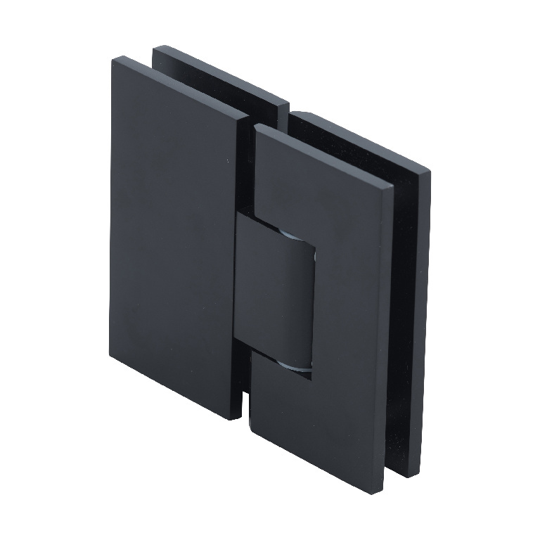 CRL Oil Rubbed Bronze Vienna 380 Series Adjustable 180 Degree Glass-to-Glass Hinge | V1E3800RB