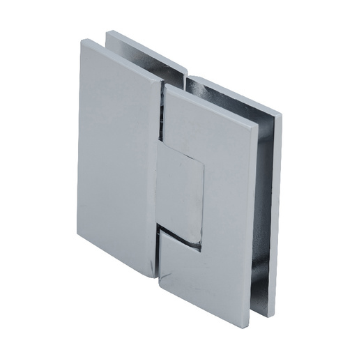 CRL Vienna 580 Series Polished Chrome Glass-to-Glass Hinge with Internal 5 Degree Pin | V1E580CH