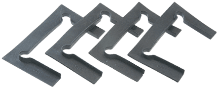 CRL Black Vienna Hinge Replacement Gasket Pack with Fin | V1EGK1