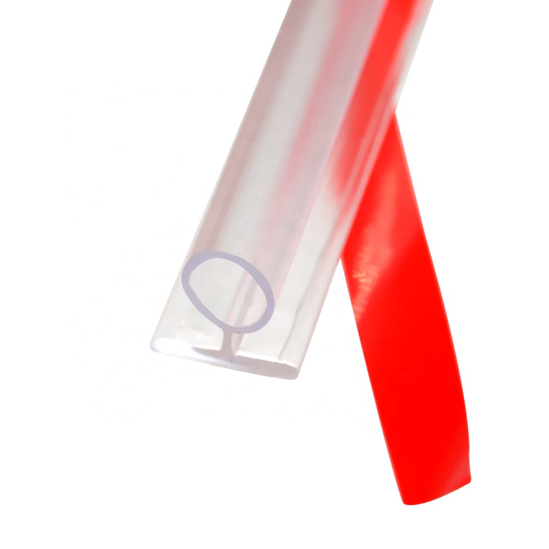 Gordon Glass&#174; Clear Vinyl Bulb-Type Seal with Pre-applied Tape for Frameless Shower Doors - 73&quot; long | VA226