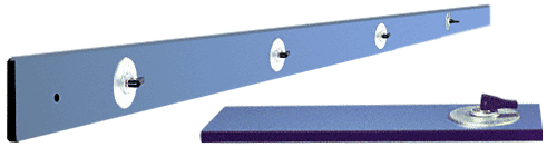 C.R. Laurence CRL 120&quot; Phenolic Straight Edge with Suction Cups | VCR120