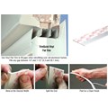 White TrimQuick 1-3/4" Flat Vinyl Trim - 12 ft Long