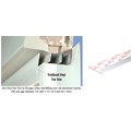 CRL White TrimQuick 2-1/4" Flat Vinyl Trim - 12 ft Long