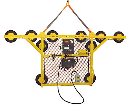 C.R. Laurence CRL 10 Pad 120V DC Vacuum Frame - 1,200 Pound Capacity | VLGG109DC